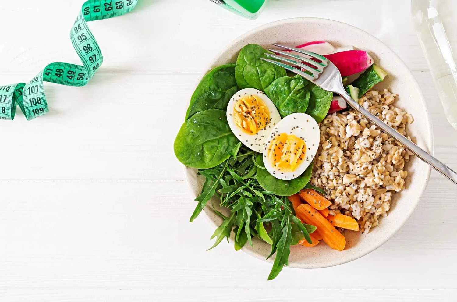 Fresh, light healthy meal